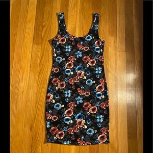 Floral Body Con Dress